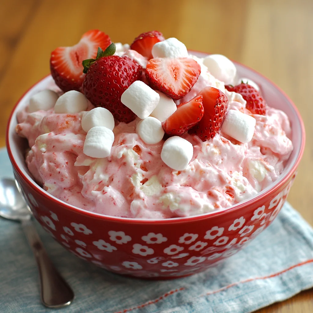 Strawberry Dreamsicle Creamy Salad