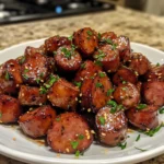 Sweet & Spicy Glazed Sausage Bites – Irresistible Party Food in 15 Minutes!