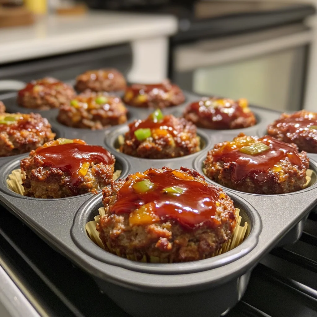 Mini Meatloaf Muffins – Bite-Sized Comfort Food Perfection!