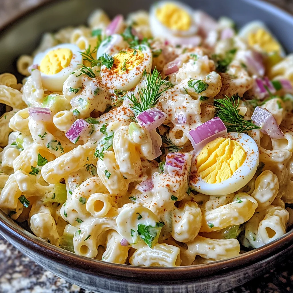 Deviled Egg Pasta Salad