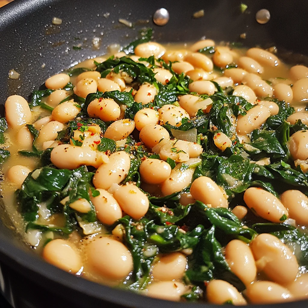 Spinach & White Beans – A Quick, Protein-Packed Power Bowl!