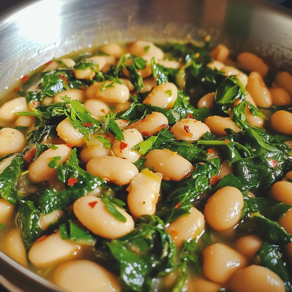 Spinach & White Beans – A Quick, Protein-Packed Power Bowl!