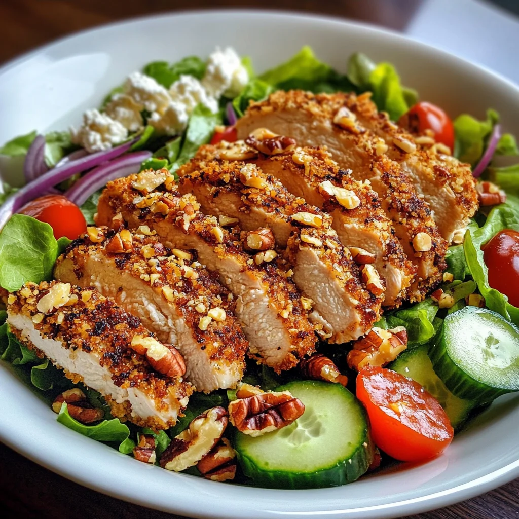 Pecan Crusted Chicken Salad