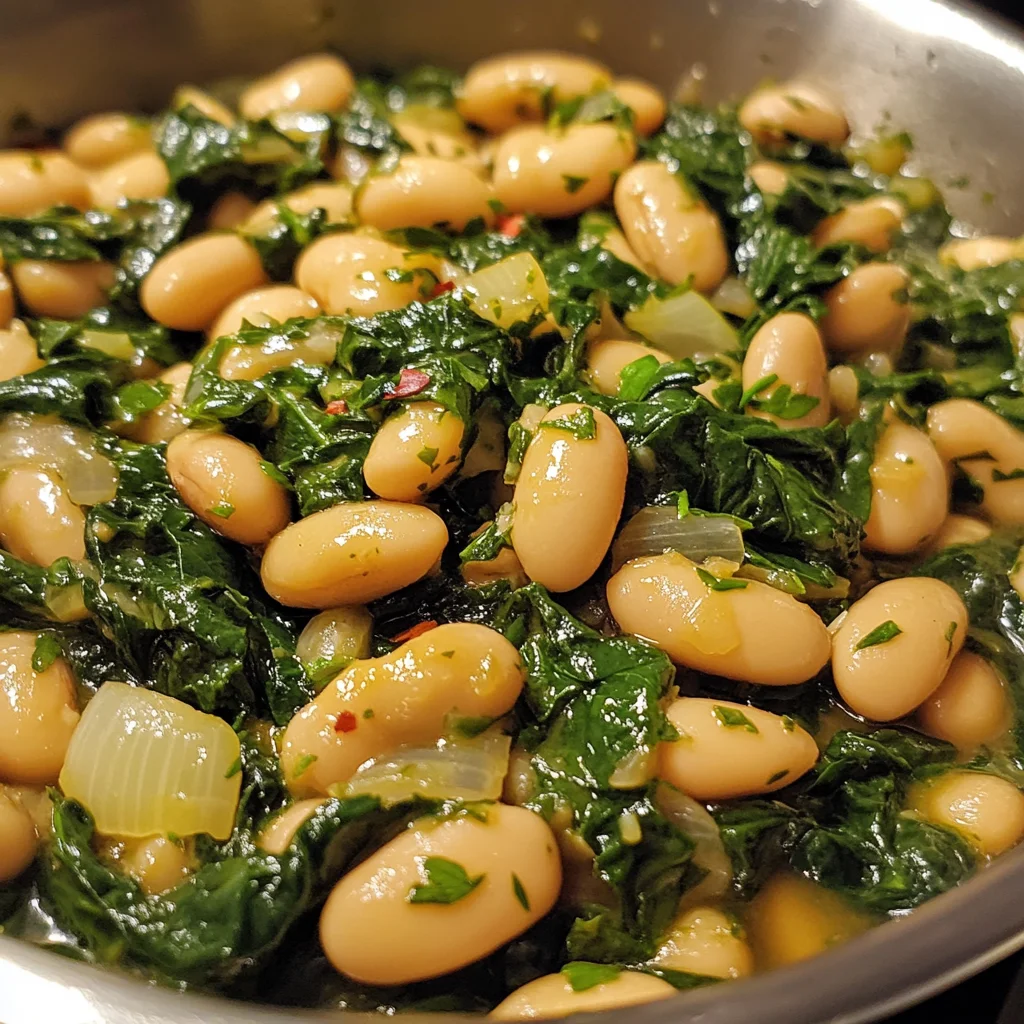 Spinach & White Beans – A Quick, Protein-Packed Power Bowl!