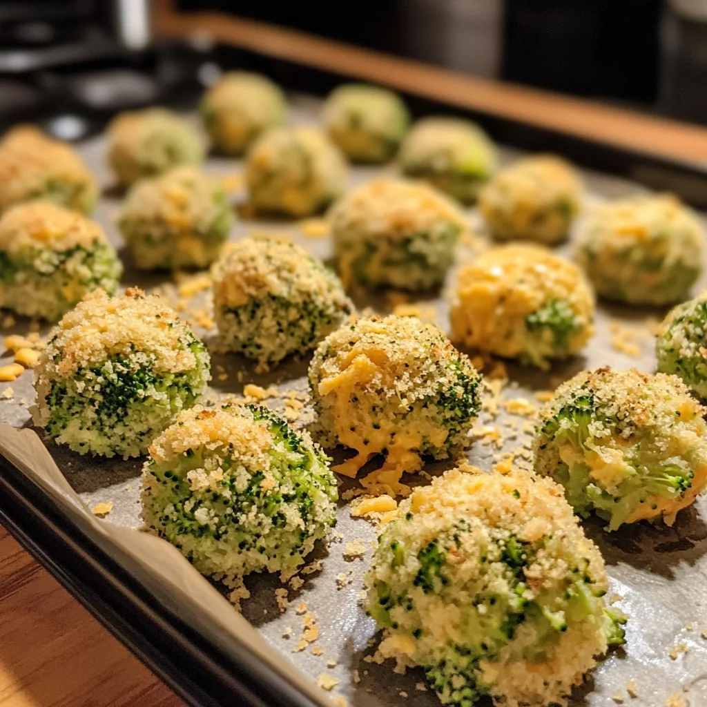 Baked Broccoli Cheese Balls