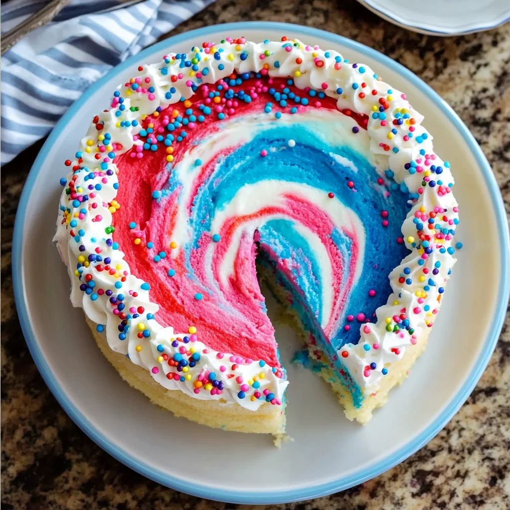 4th of July Tie-Dye Cake (and Cupcakes!)