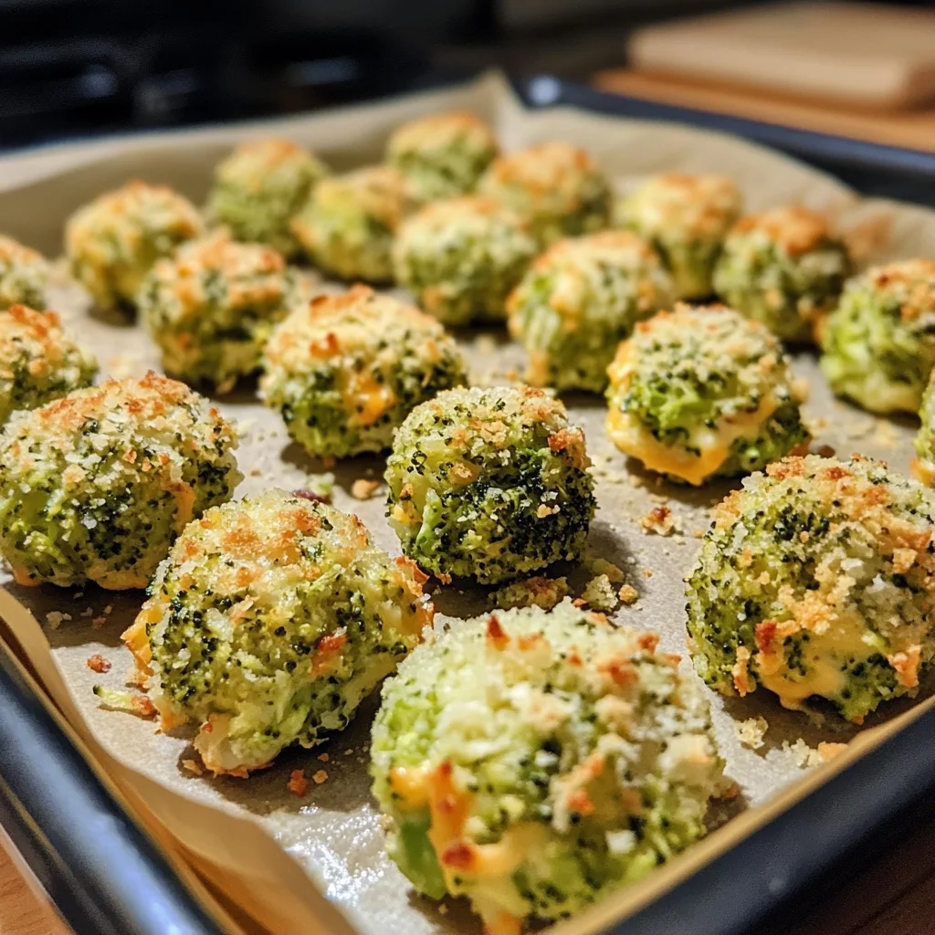 Baked Broccoli Cheese Balls