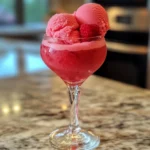 Raspberry Champagne Float