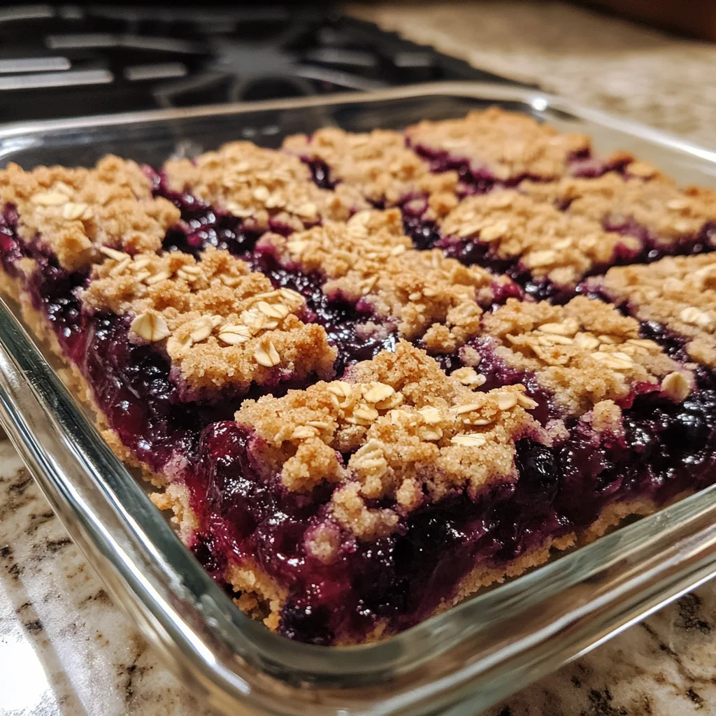 Blueberry Crumble Bars – Buttery, Juicy & Irresistibly Easy