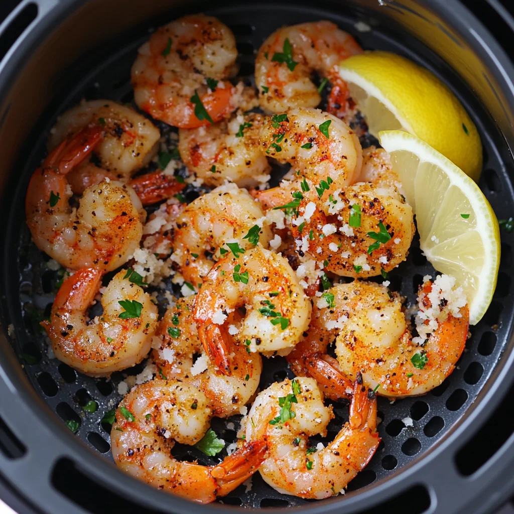 Air Fryer Garlic Parmesan Shrimp – Crispy, Buttery & Ready in 10 Minutes!