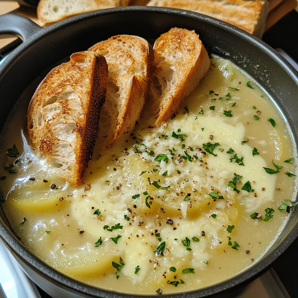 Country French Garlic Soup