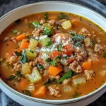 Italian Ground Turkey Soup – Hearty, Healthy & Full of Flavor!