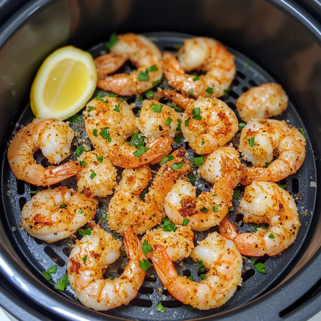 Air Fryer Garlic Parmesan Shrimp – Crispy, Buttery & Ready in 10 Minutes!