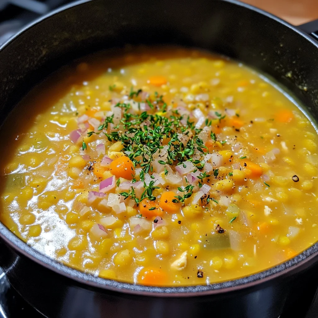 High Protein Classic Split Pea Soup