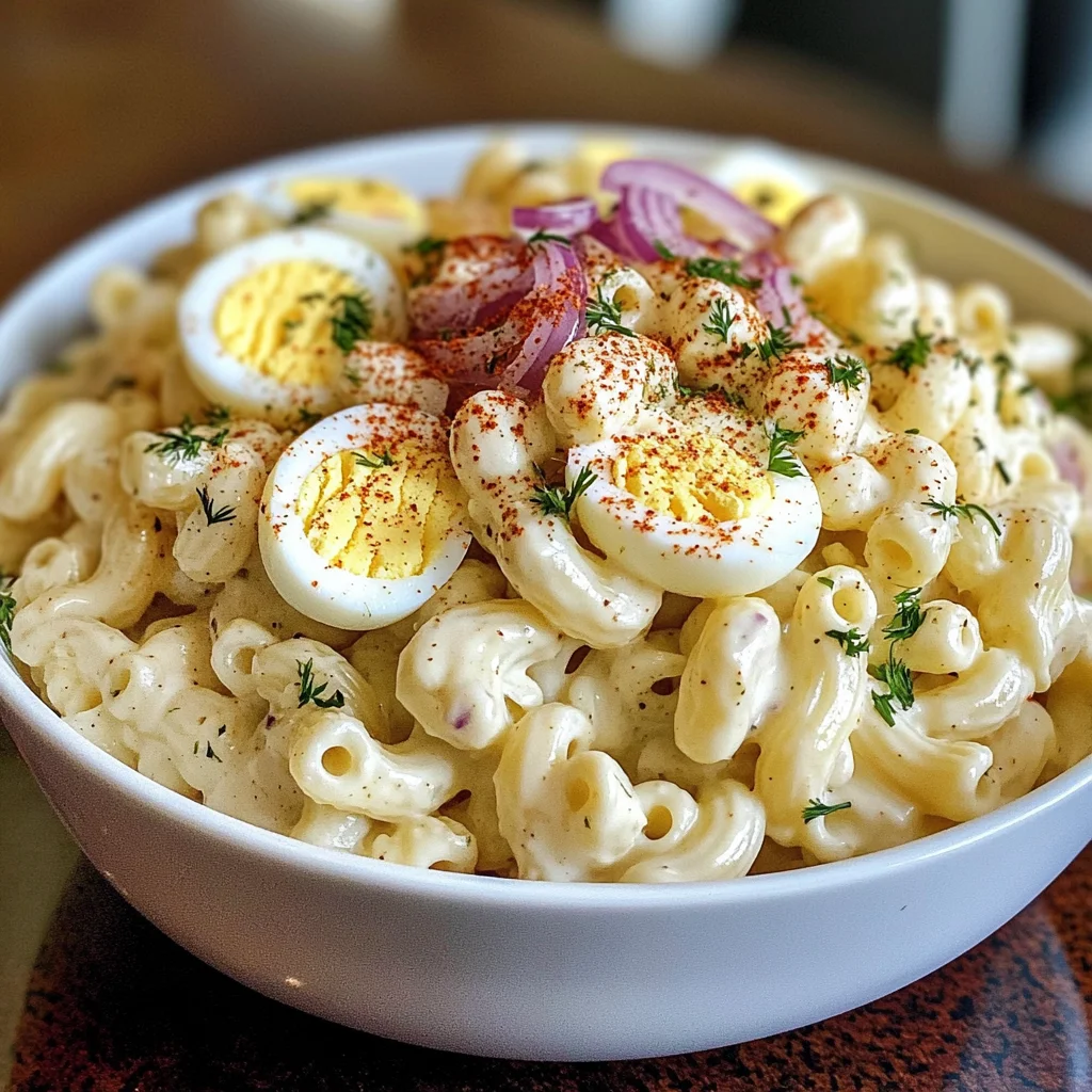 Deviled Egg Pasta Salad