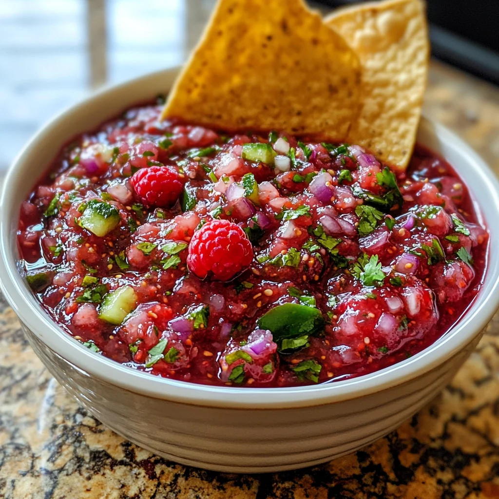 Raspberry Salsa Dip: A Refreshing Homemade Delight!