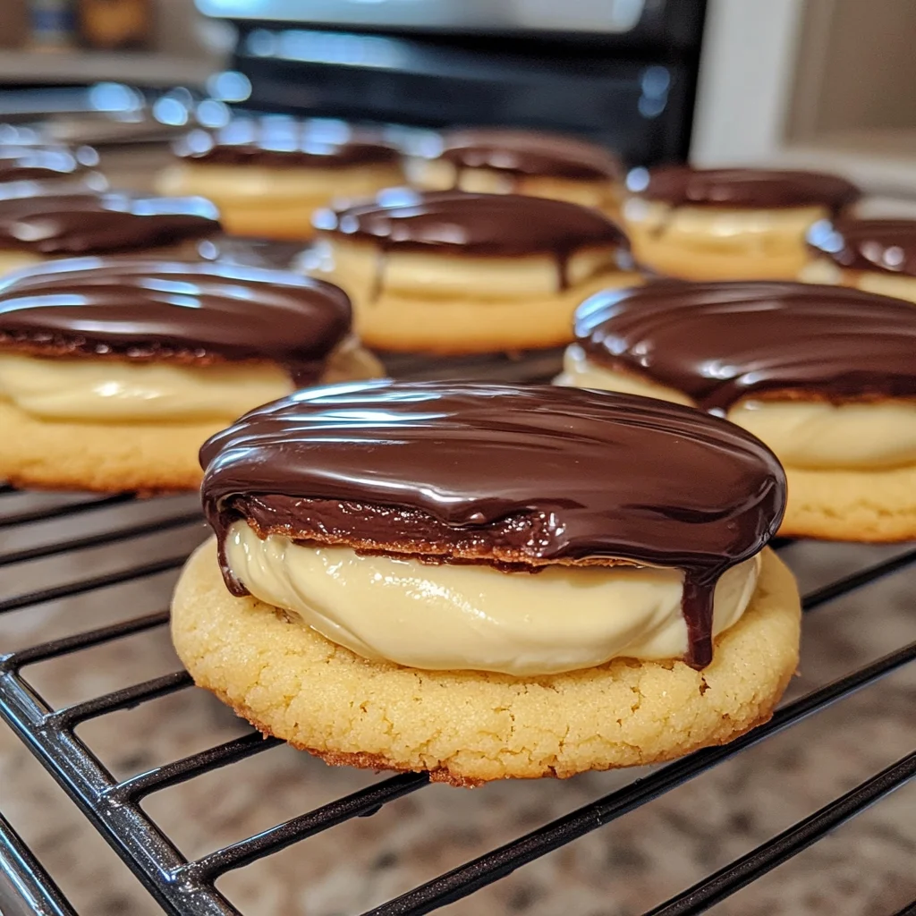 Boston Cream Pie Cookies