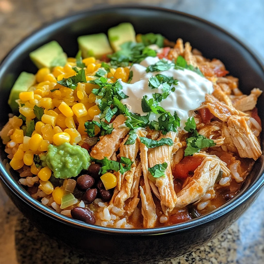 Slow Cooker Taco Chicken and Rice