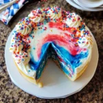 4th of July Tie-Dye Cake (and Cupcakes!)