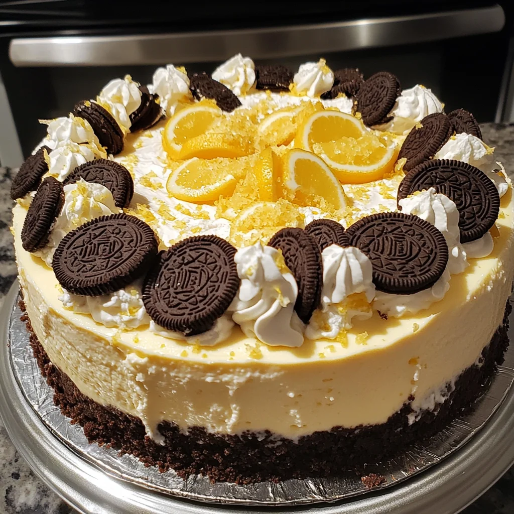 Lemon Oreo Cheesecake