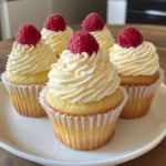 Raspberry Lemon Heaven Cupcakes