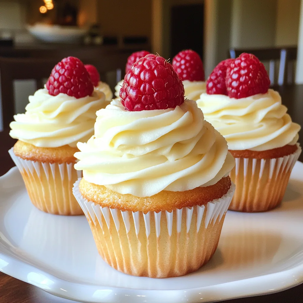 Raspberry Lemon Heaven Cupcakes