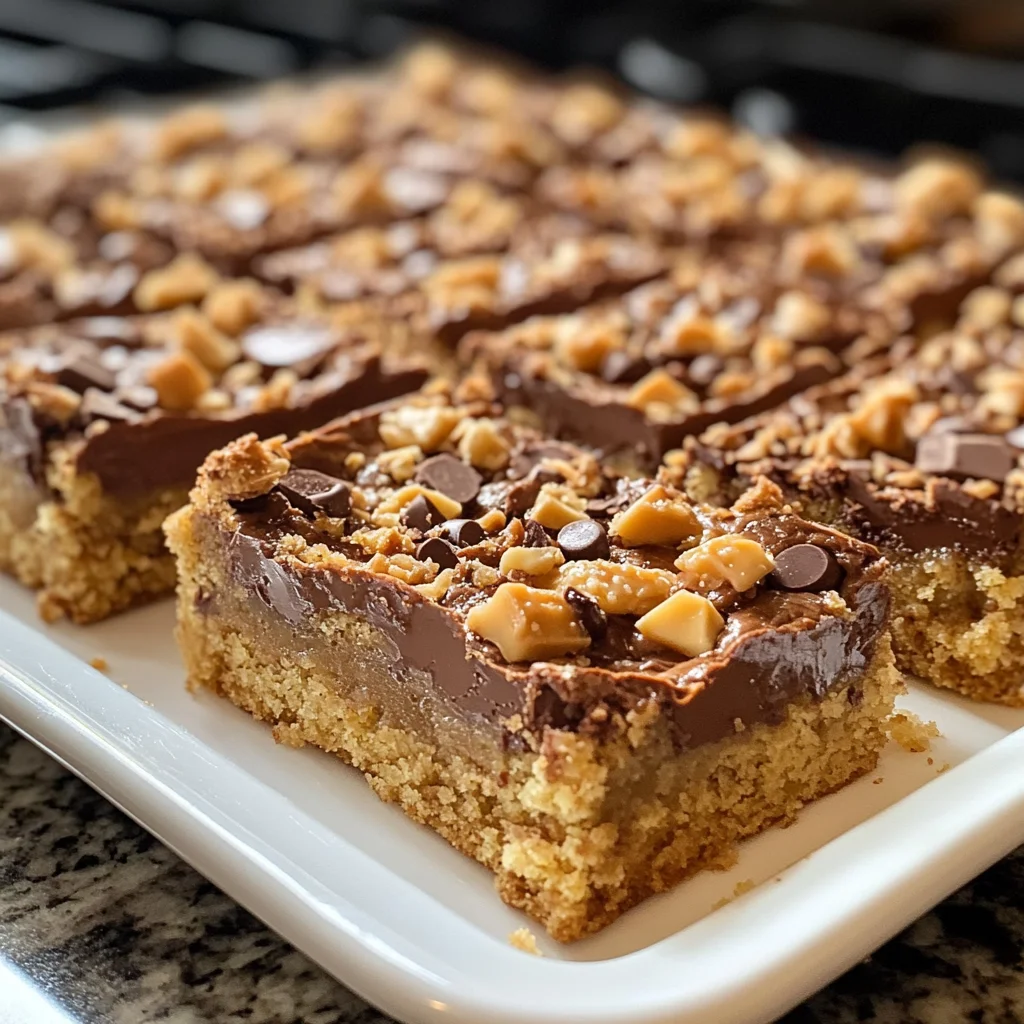 Cake Mix Toffee Bars