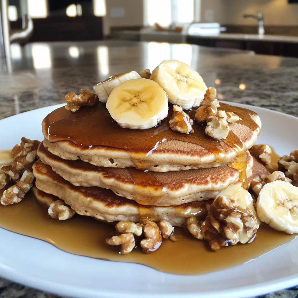 Brown Sugar Banana Pancakes