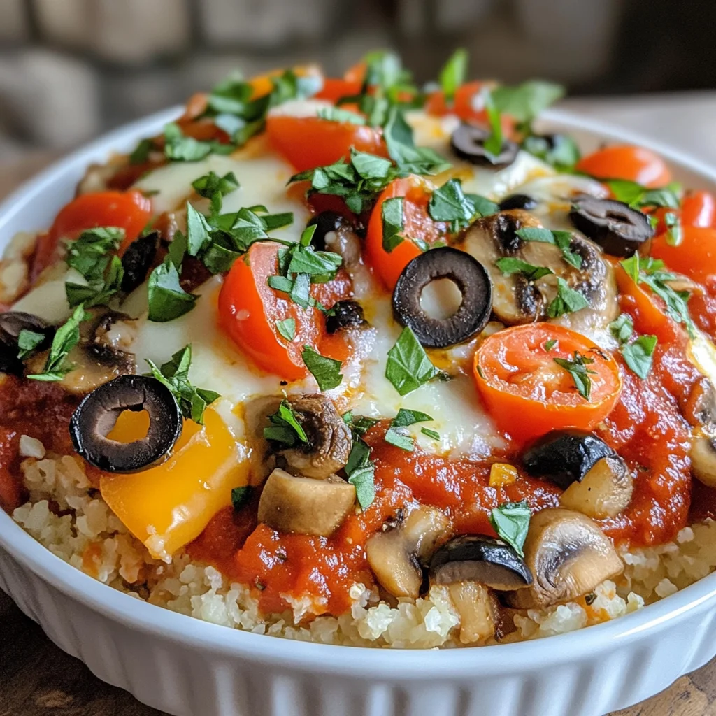Crustless Pizza Bowl