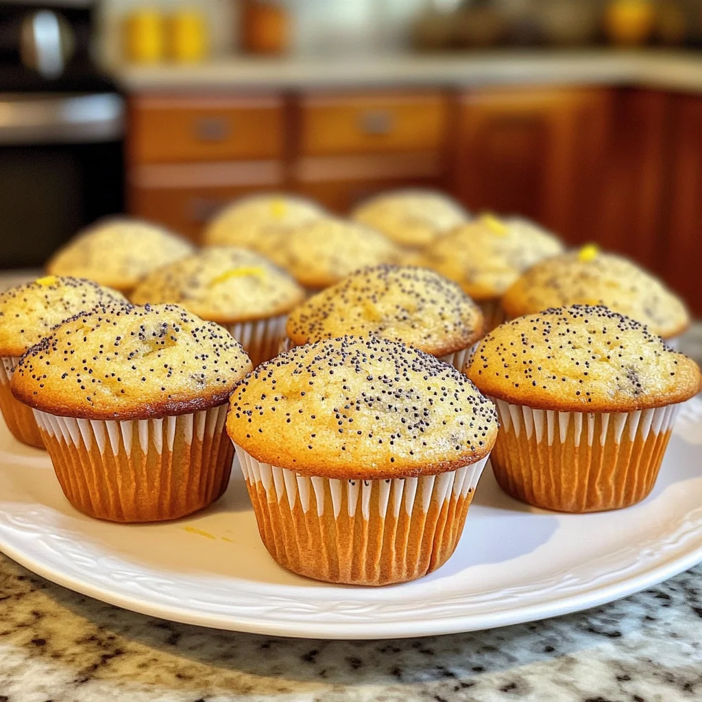Luscious Lemon Poppy Seed Muffins