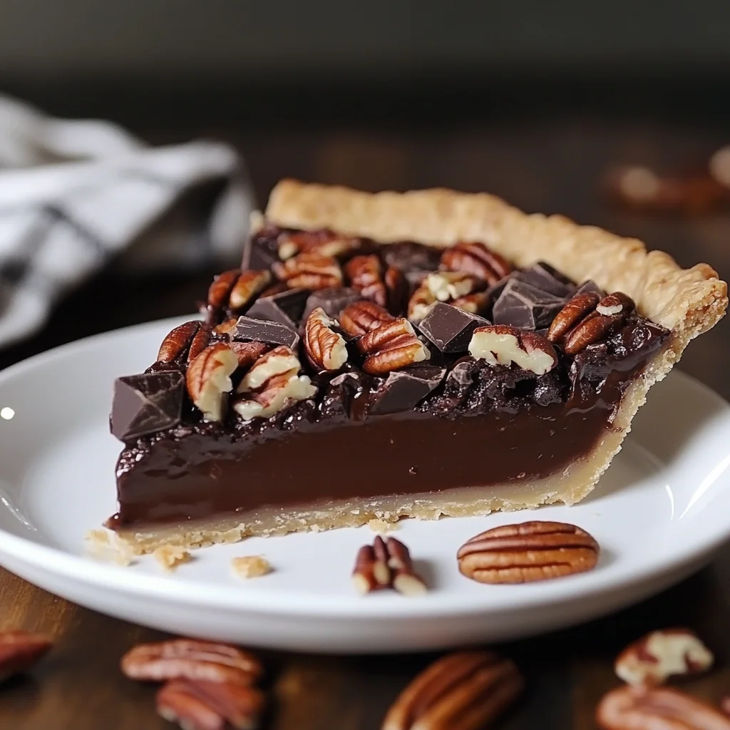 Texas Chocolate Pecan Pie