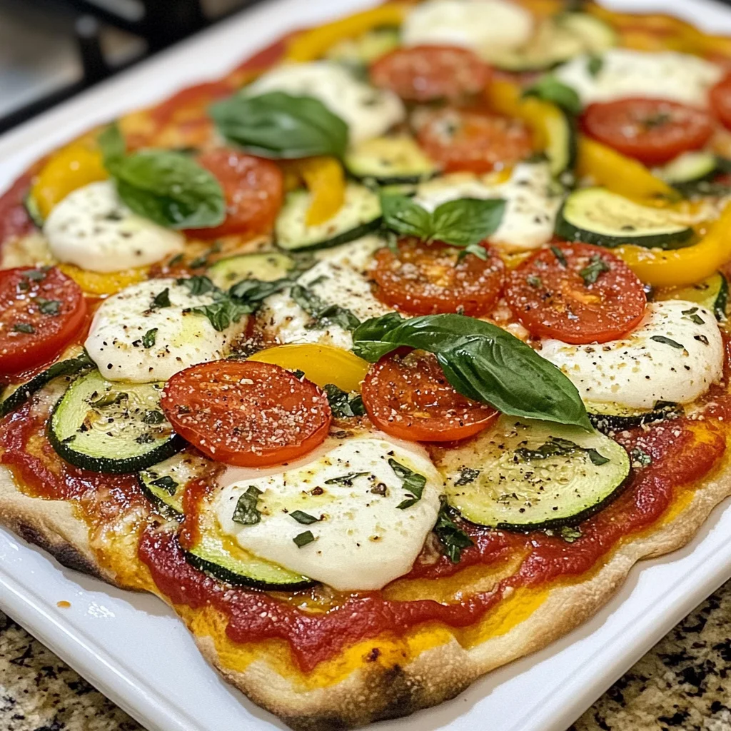 Margherita Veggie Pizza
