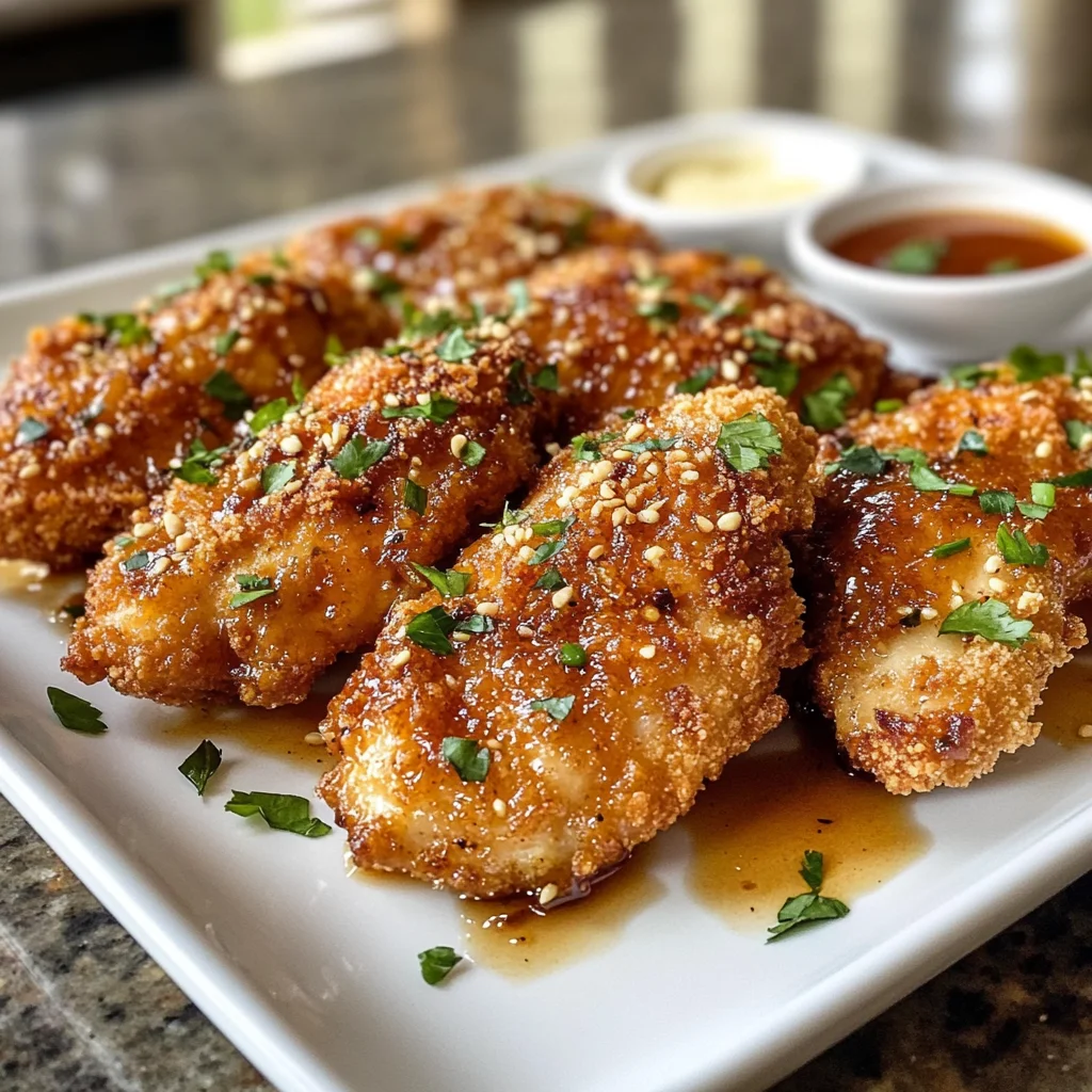 Baked Crunchy Hot Honey Chicken