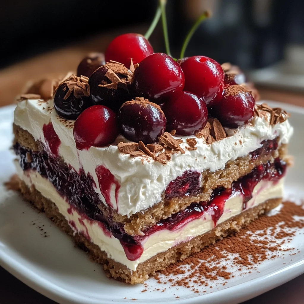 Black Forest Tiramisu