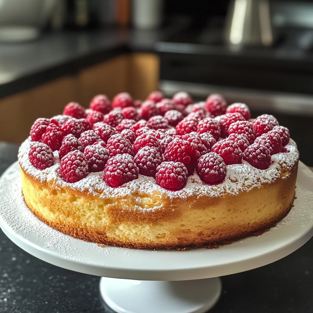 Raspberry Ricotta Cake
