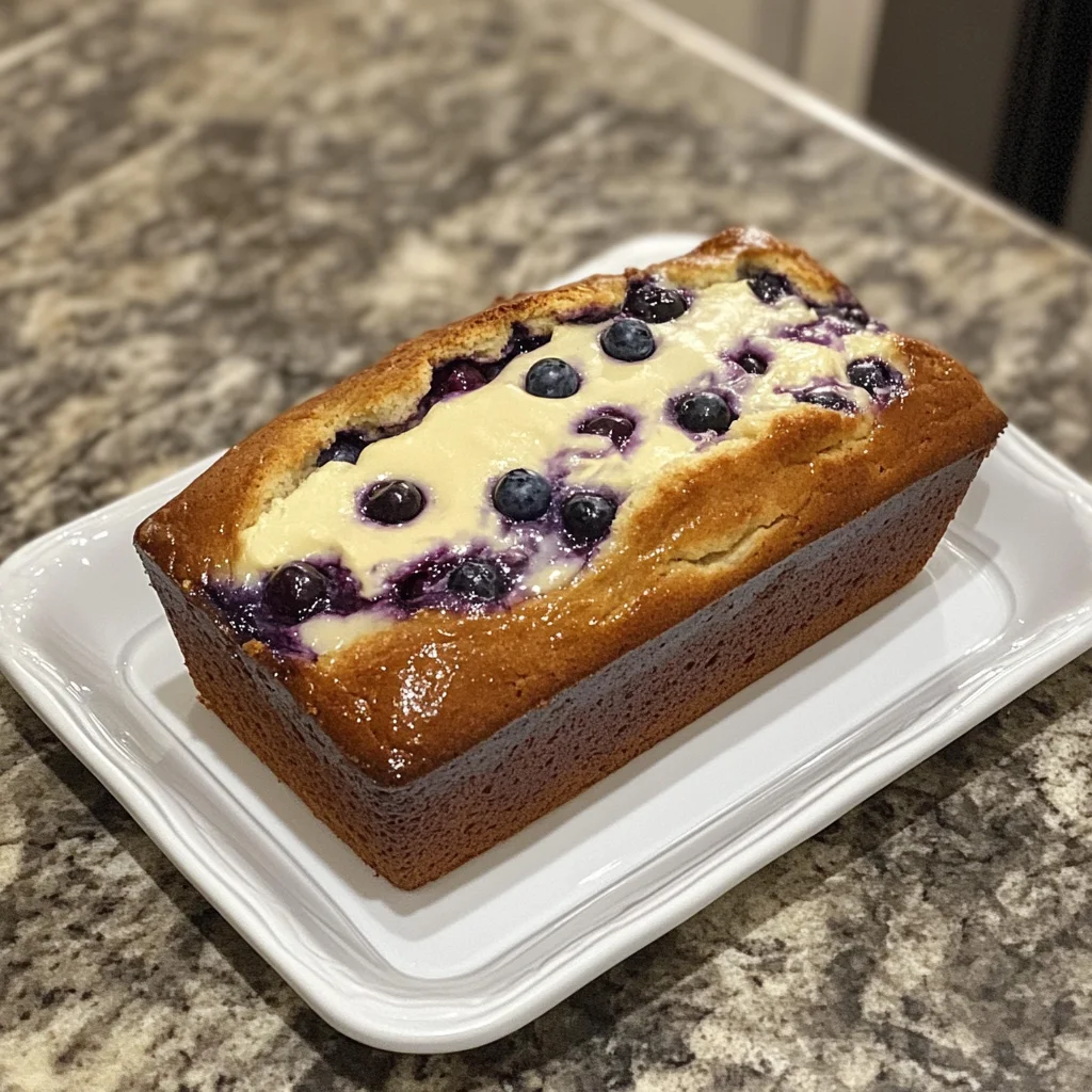Blueberry Cream Cheese Bread