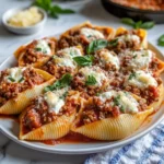Beef-Stuffed Shells with Creamy Ricotta