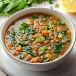 Spinach and Lentil Soup