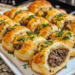 Garlic Parmesan Cheeseburger Bombs