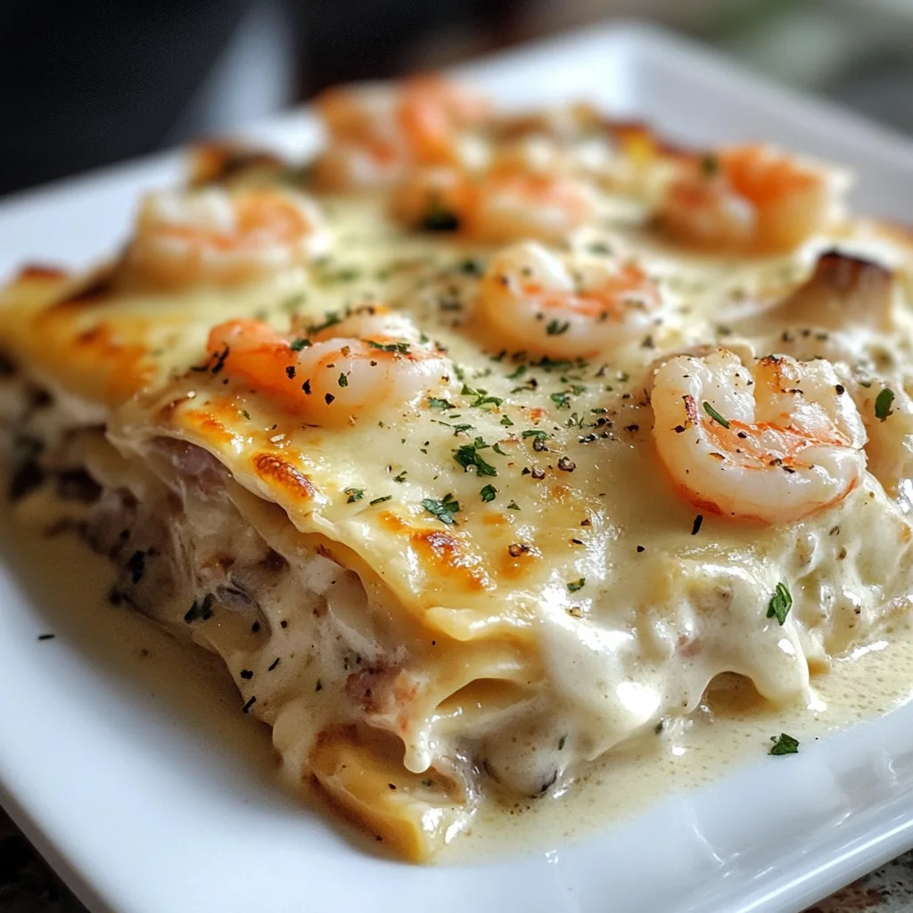 Seafood Lasagna Recipe