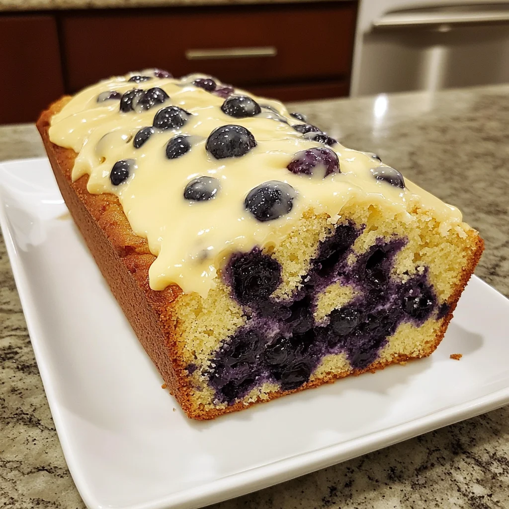 Blueberry Cream Cheese Bread