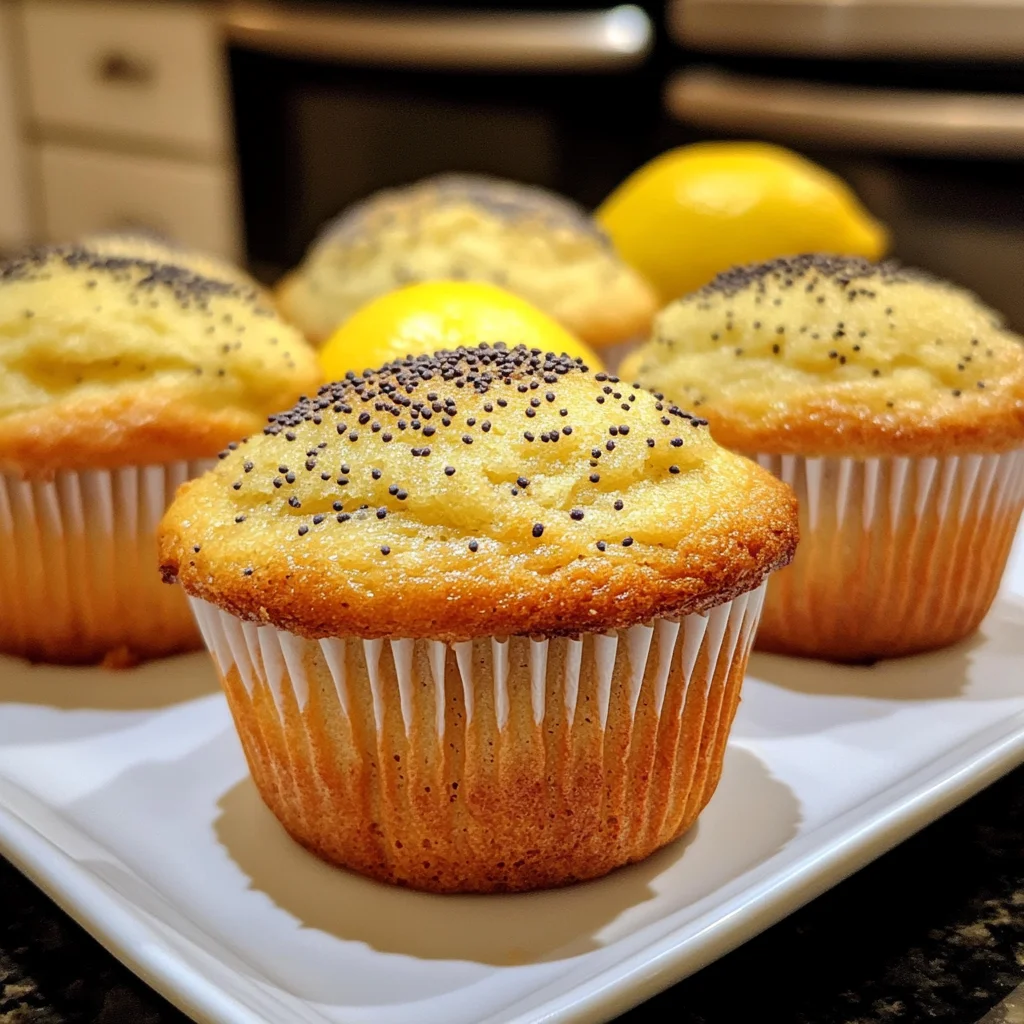 Luscious Lemon Poppy Seed Muffins