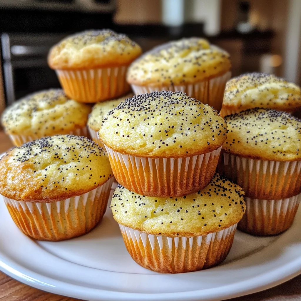 Luscious Lemon Poppy Seed Muffins