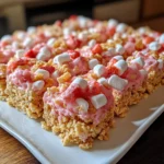 Strawberry Crunch Rice Krispie Treats will Delight You!