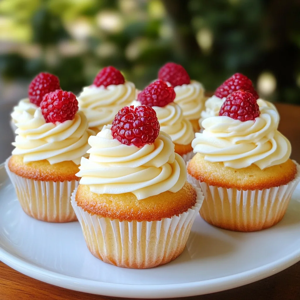 Raspberry Lemon Heaven Cupcakes