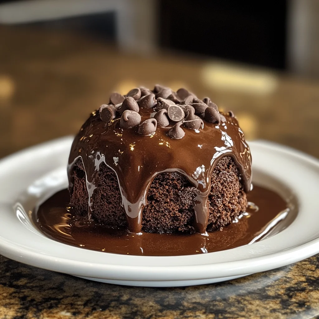Slow Cooker Mocha Lava Cake