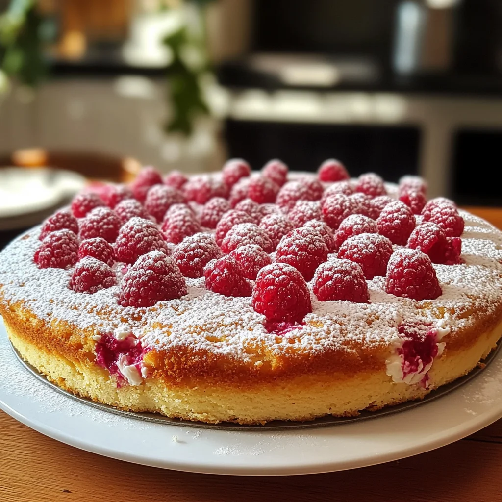 Raspberry Ricotta Cake