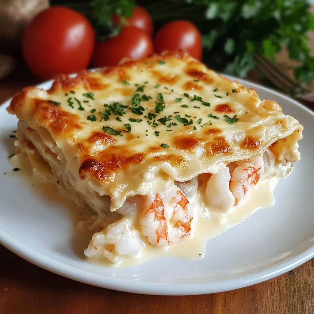 Seafood Lasagna Recipe