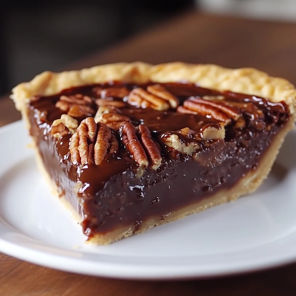 Texas Chocolate Pecan Pie