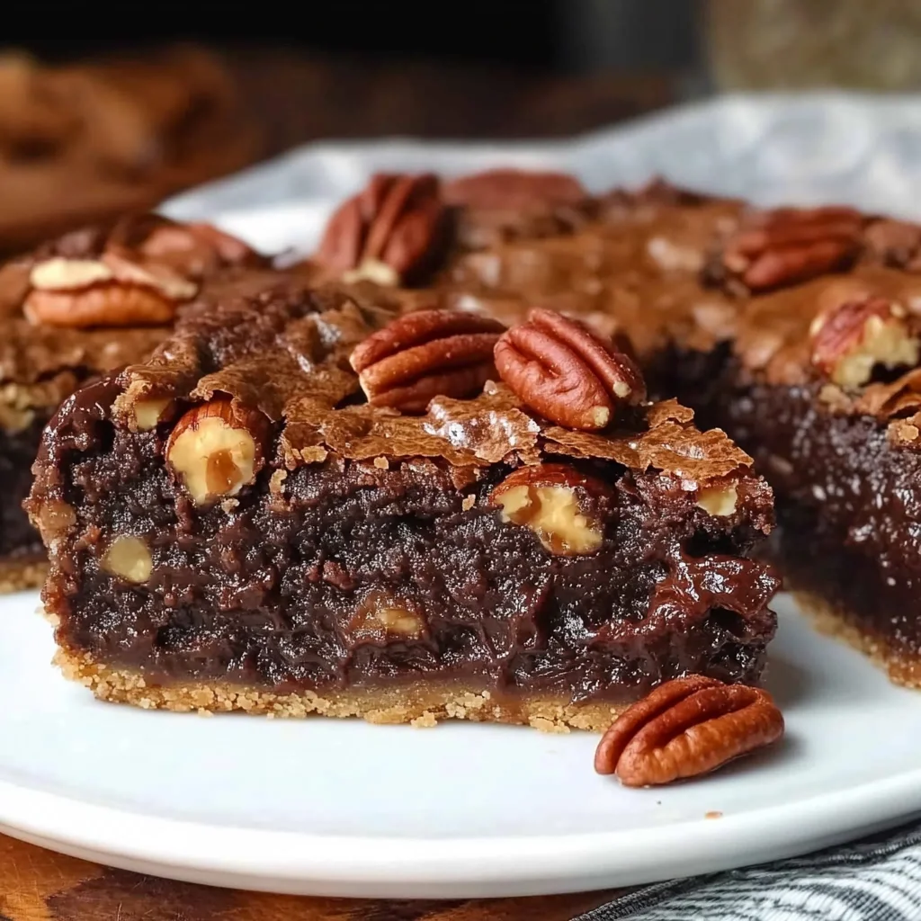 Brownie Pecan Pie